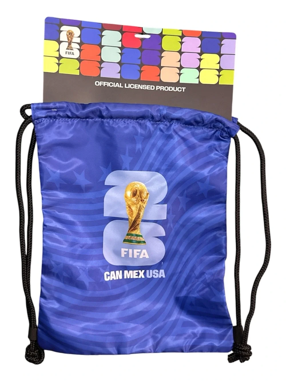 NEW! FIFA World Cup 2026 USA Design Drawstring Backpack Official Licensed